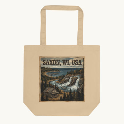 Saxon, WI Tote Bag