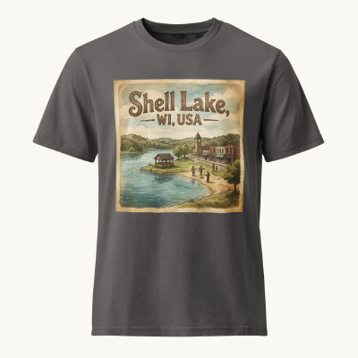 Shell Lake, WI Vintage Tee
