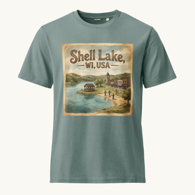 Shell Lake, WI Vintage Tee