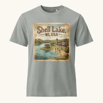 Shell Lake, WI Vintage Tee