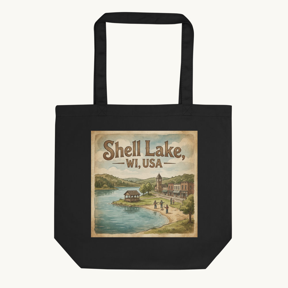Shell Lake, WI Tote Bag