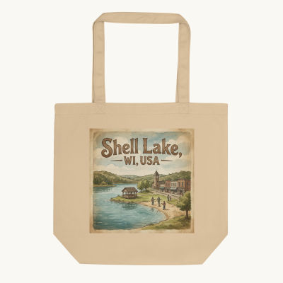 Shell Lake, WI Tote Bag