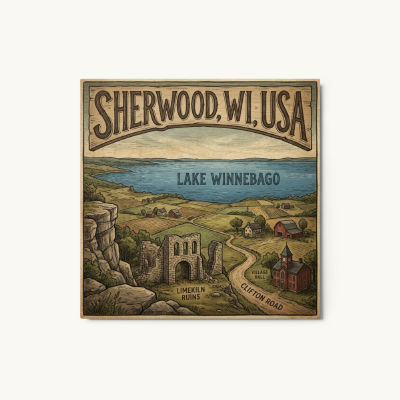 Sherwood, WI Metal Print