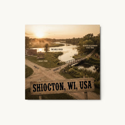 Shiocton, WI Metal Print