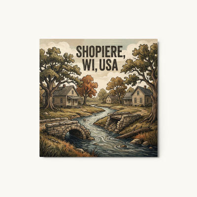 Shopiere, WI Metal Print