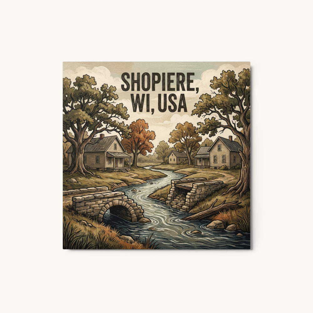 Shopiere, WI Metal Print