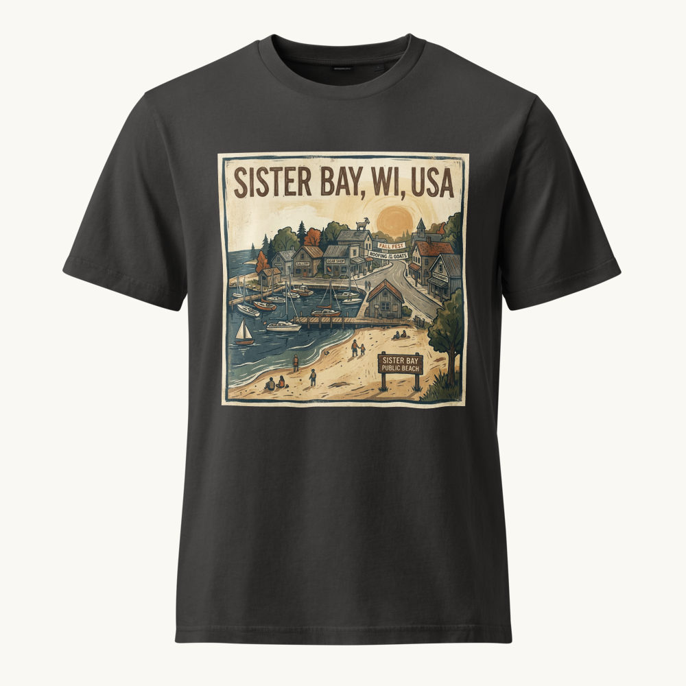 Sister Bay, WI Vintage Tee