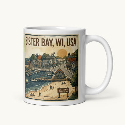 Sister Bay, WI Coffee Mug