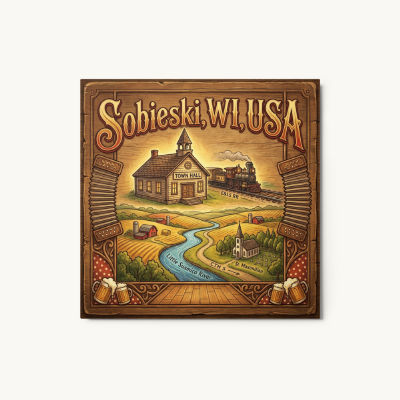 Sobieski, WI Metal Print