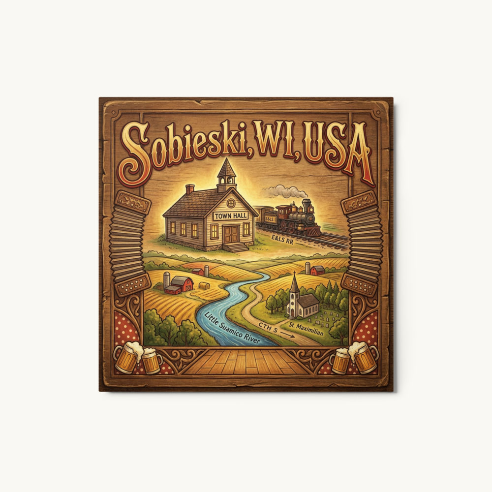 Sobieski, WI Metal Print