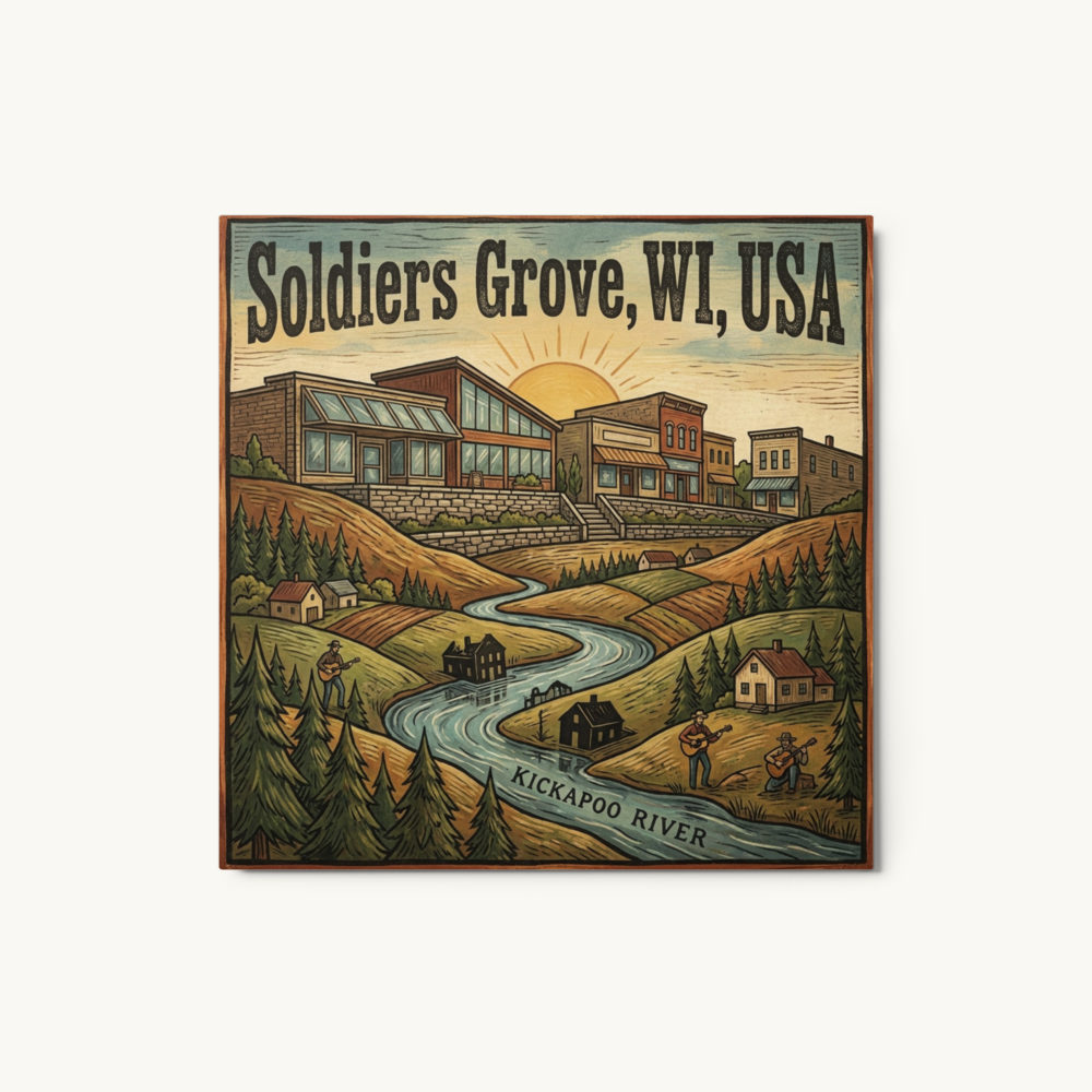 Soldiers Grove, WI Metal Print