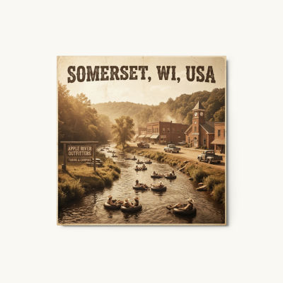 Somerset, WI Metal Print