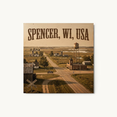 Spencer, WI Metal Print