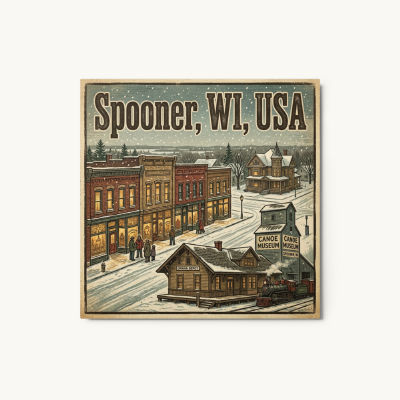 Spooner, WI Metal Print