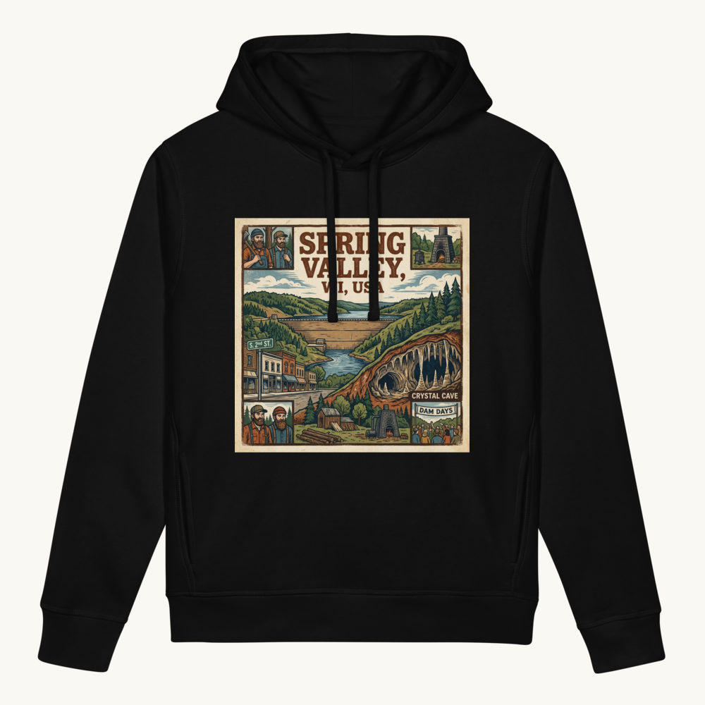 Spring Valley, WI Hoodie