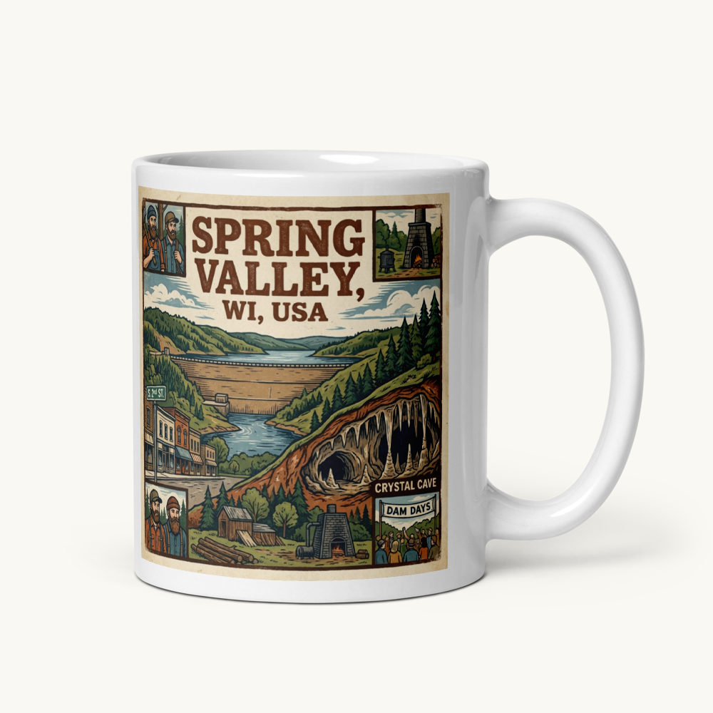 Spring Valley, WI Coffee Mug