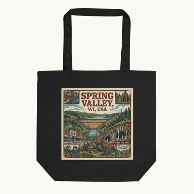 Spring Valley, WI Tote Bag