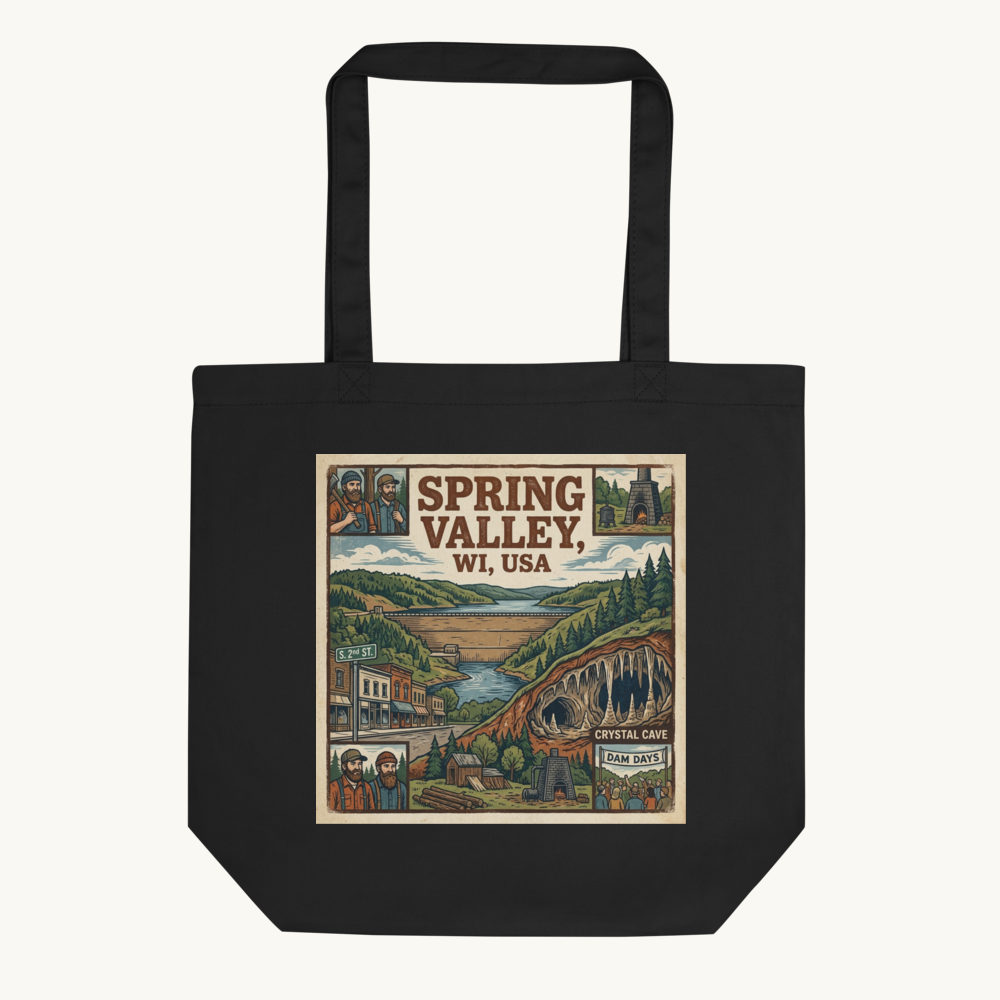 Spring Valley, WI Tote Bag