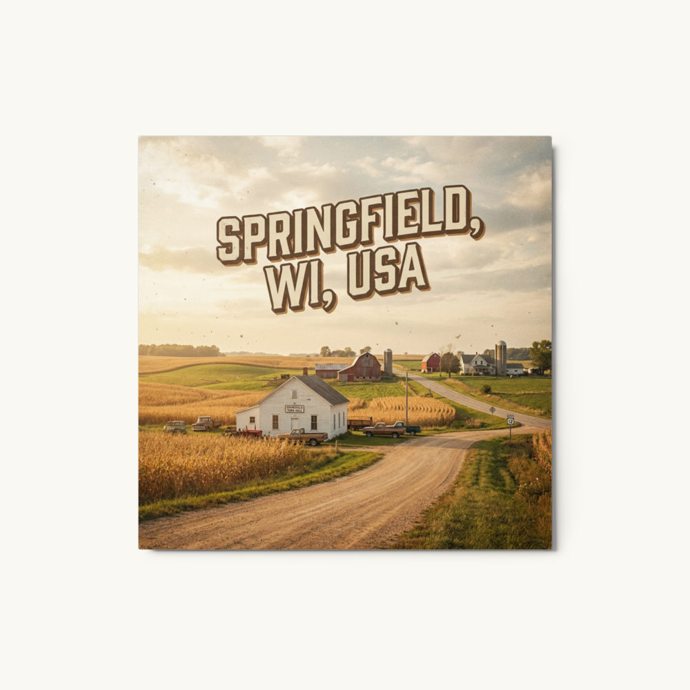 Springfield, WI Metal Print
