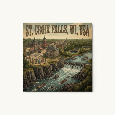 St. Croix Falls, WI Metal Print