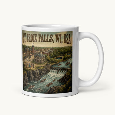 St. Croix Falls, WI Coffee Mug