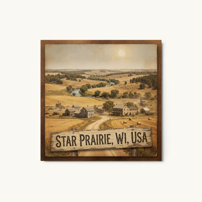 Star Prairie, WI Metal Print
