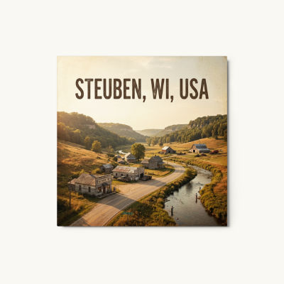 Steuben, WI Metal Print
