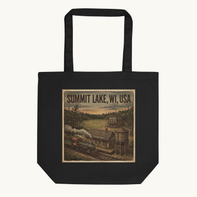 Summit Lake, WI Tote Bag