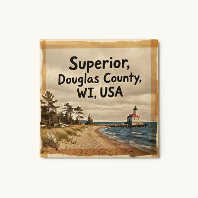 Superior, WI Metal Print