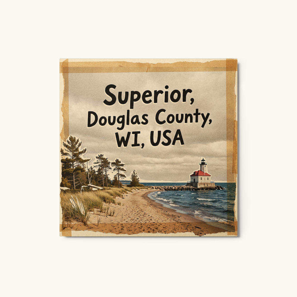 Superior, WI Metal Print