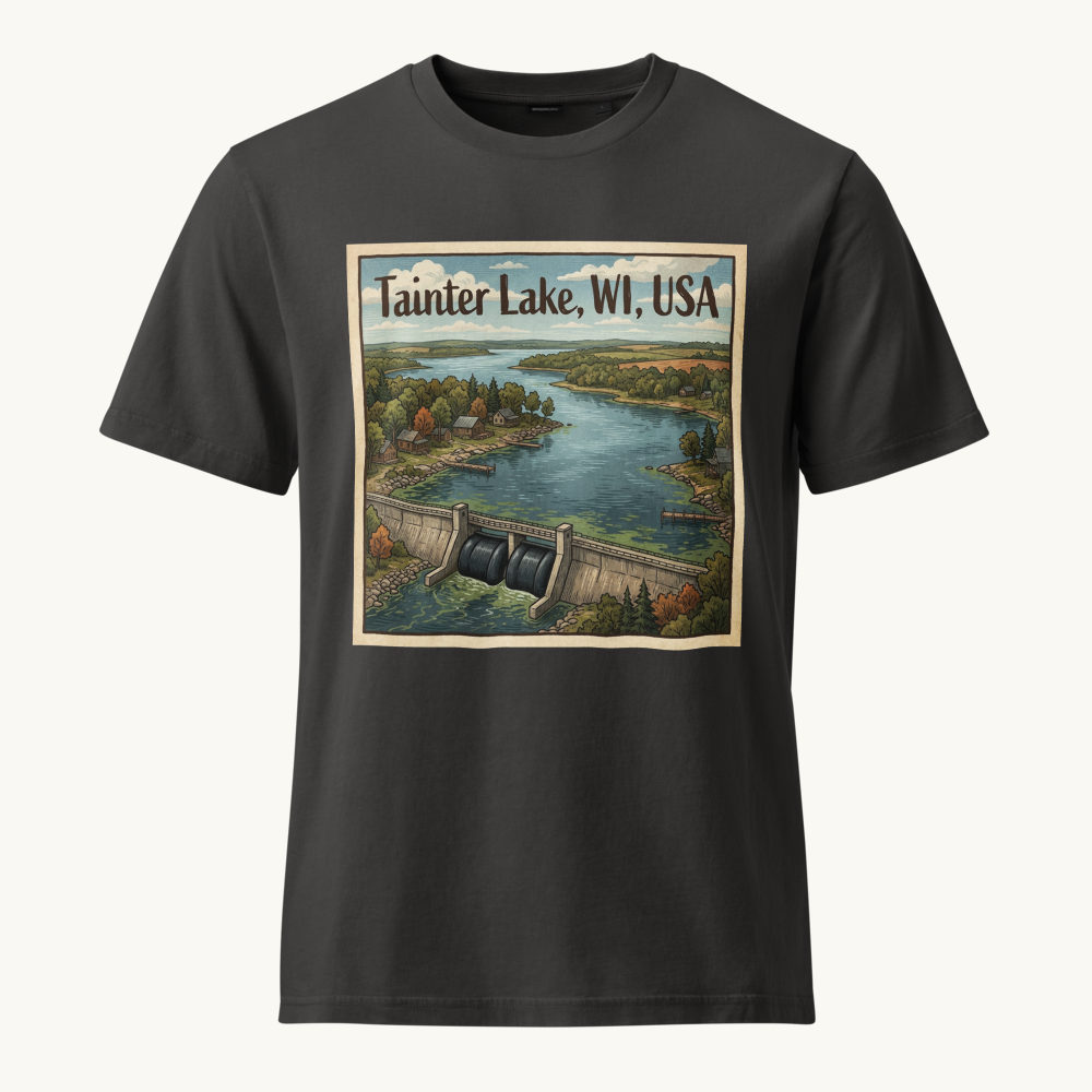 Tainter Lake, WI Vintage Tee