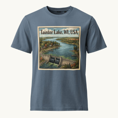 Tainter Lake, WI Vintage Tee