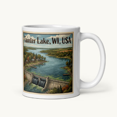 Tainter Lake, WI Coffee Mug