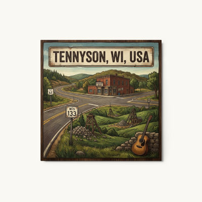 Tennyson, WI Metal Print