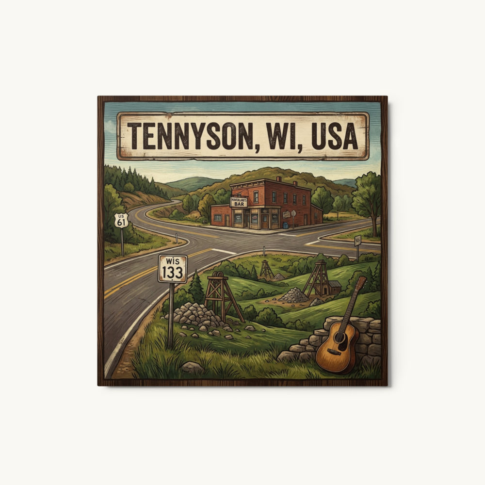 Tennyson, WI Metal Print