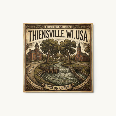Thiensville, WI Metal Print