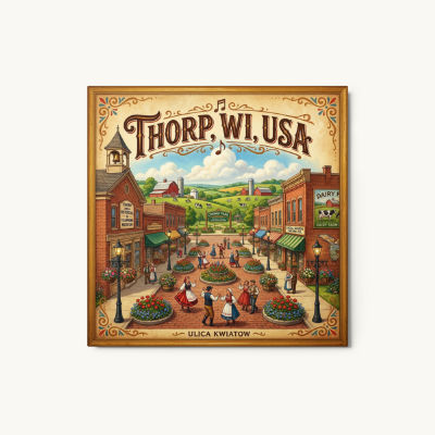 Thorp, WI Metal Print