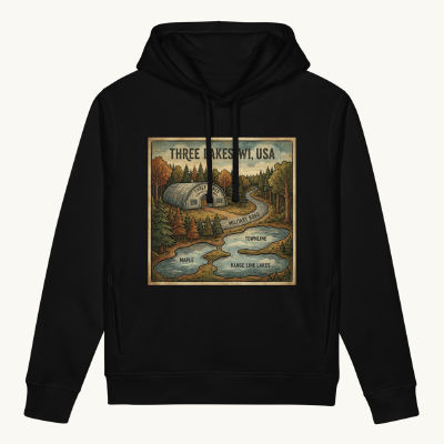 Three Lakes, WI Hoodie