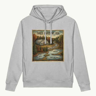 Three Lakes, WI Hoodie