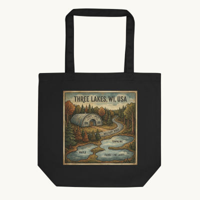 Three Lakes, WI Tote Bag