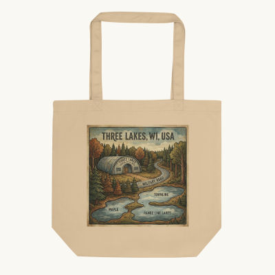 Three Lakes, WI Tote Bag