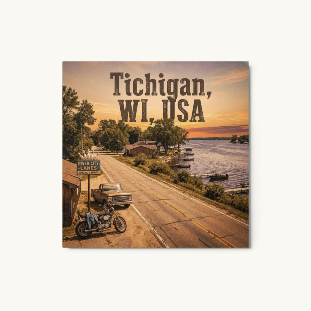 Tichigan, WI Metal Print
