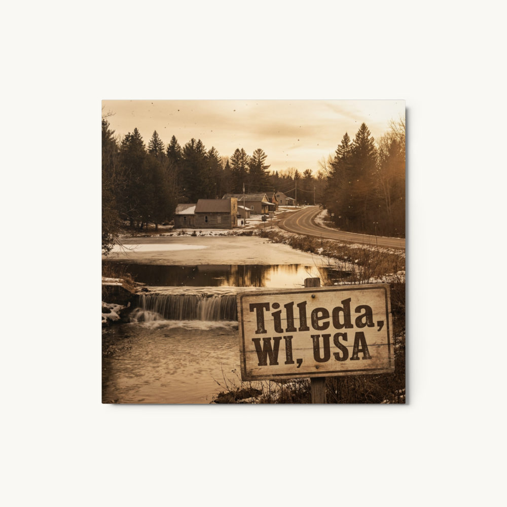 Tilleda, WI Metal Print
