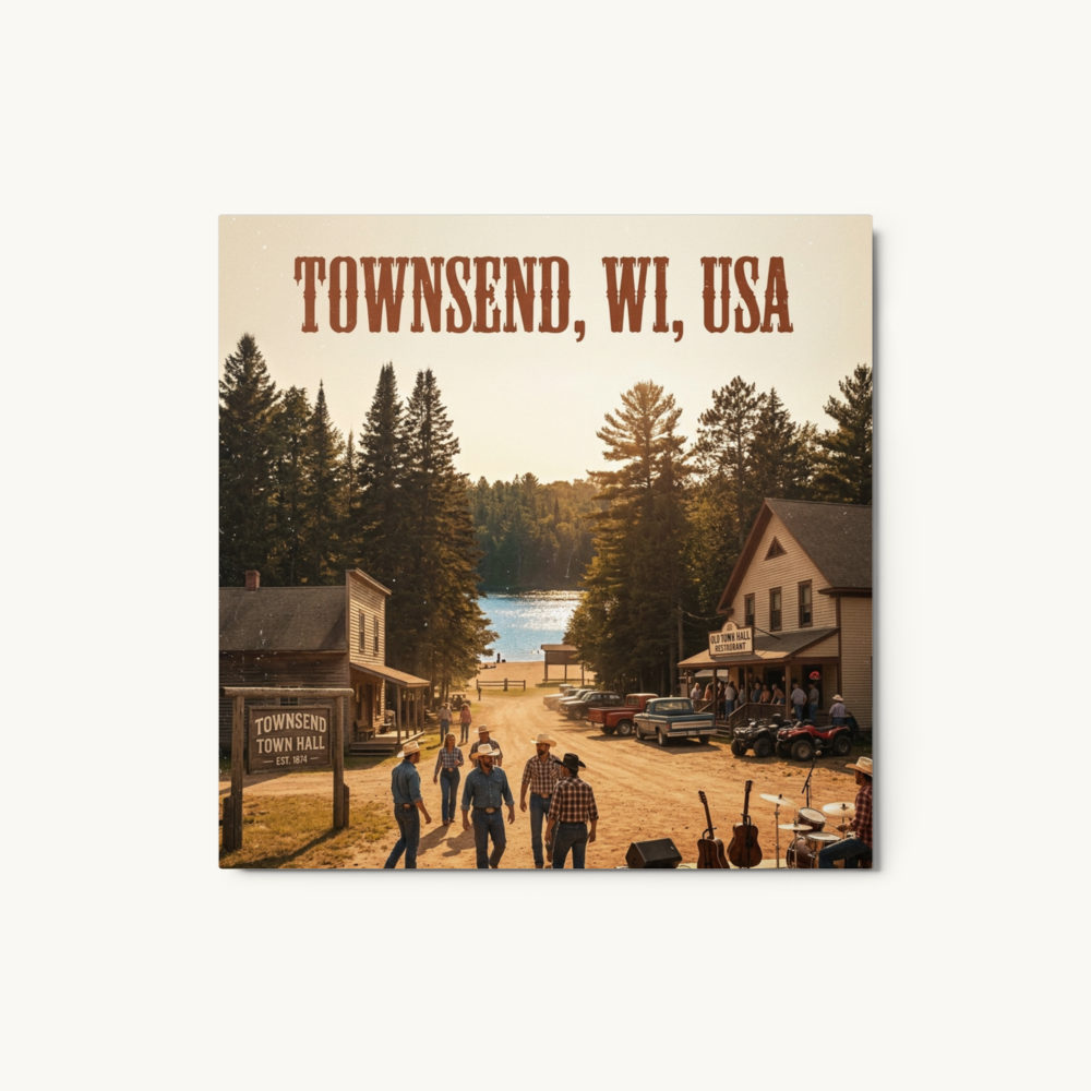 Townsend, WI Metal Print