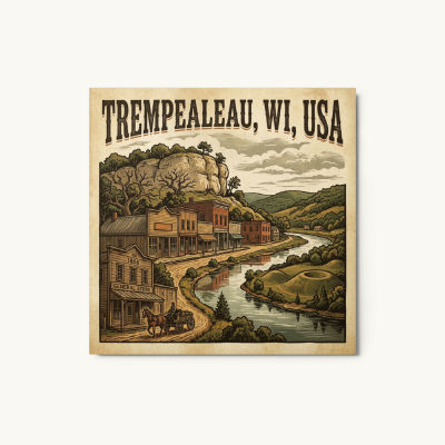 Trempealeau, WI Metal Print