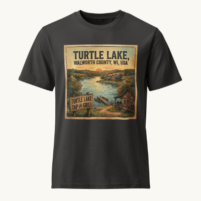 Turtle Lake, WI Vintage Tee