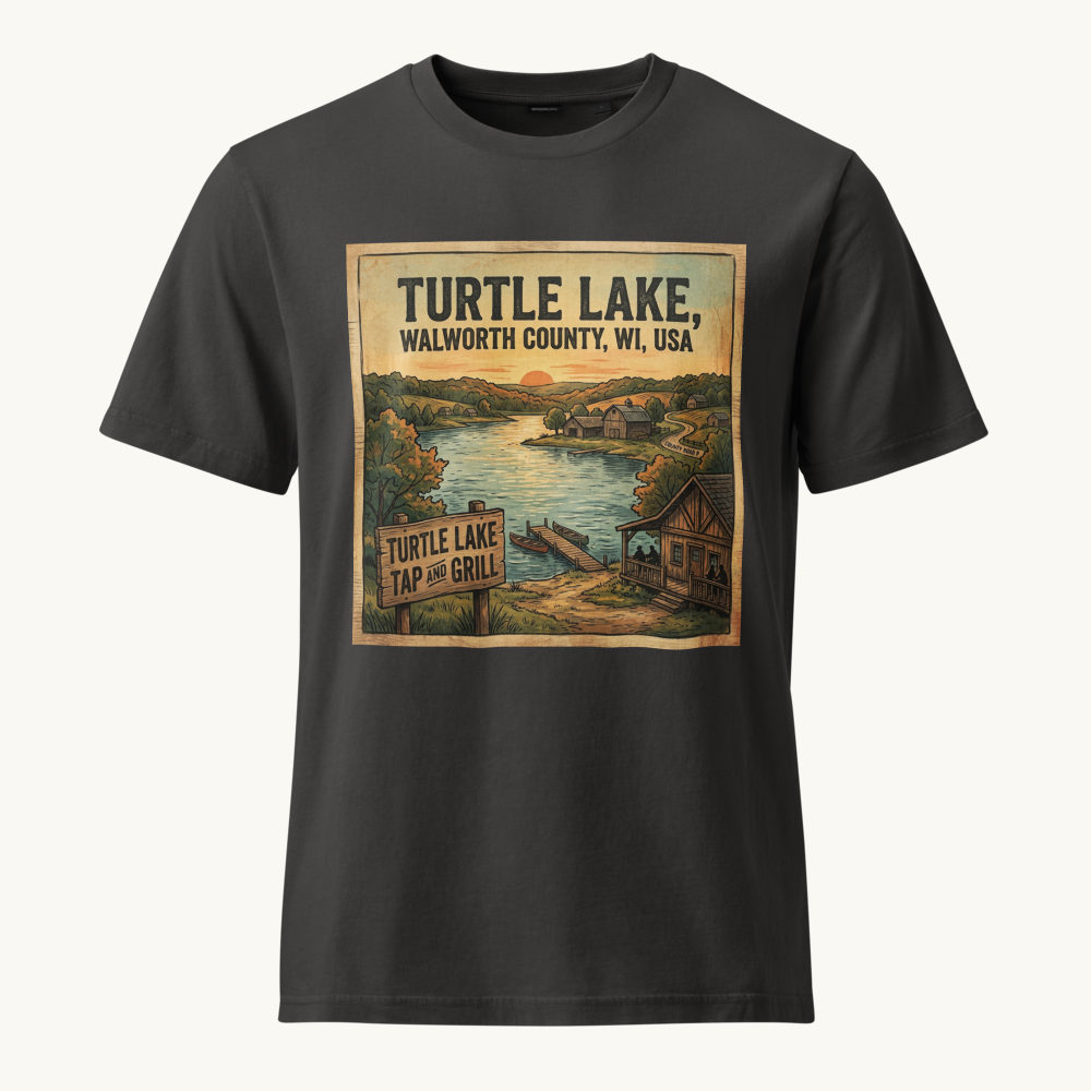 Turtle Lake, WI Vintage Tee