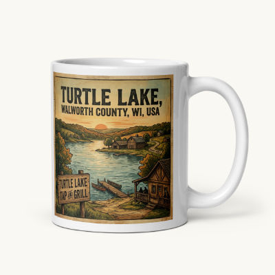 Turtle Lake, WI Coffee Mug