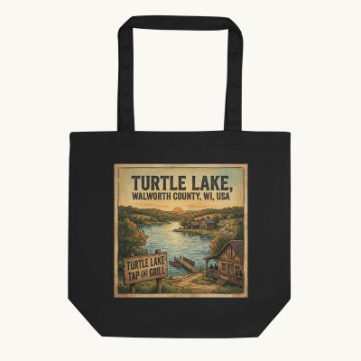 Turtle Lake, WI Tote Bag
