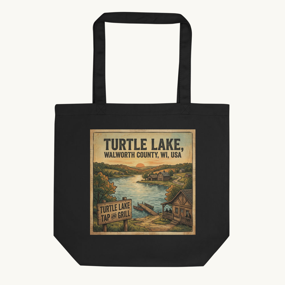 Turtle Lake, WI Tote Bag